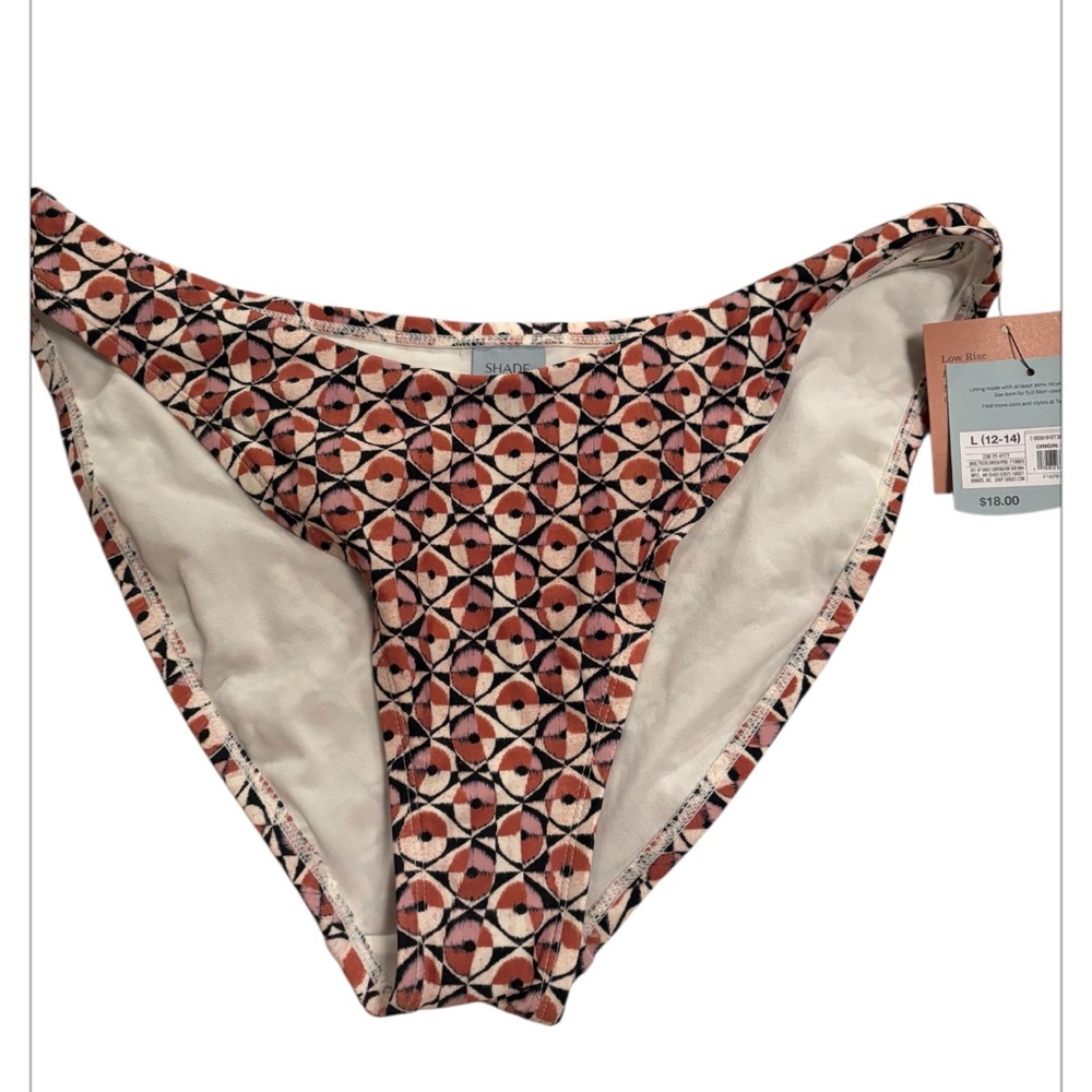 NWT Geometric Pattern Bikini Bottom